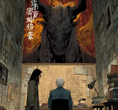 山海转校生奇幻题材封面卡